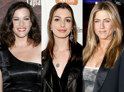 Liv Tyler, Anne Hathaway, Jennifer Aniston Liv Tyler, Anne Hathaway, Jennifer Aniston